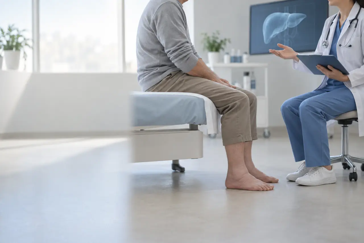 Jambes enflées et cancer du foie : un signe possible, mais insuffisant pour conclure