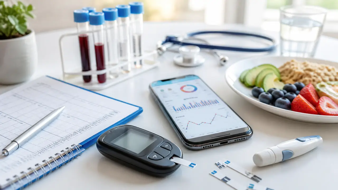 Médecin et patient en consultation dans un cabinet moderne et lumineux
