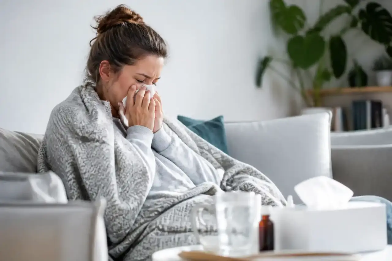 Consultation médicale pour des symptômes de grippe ou de Covid-19