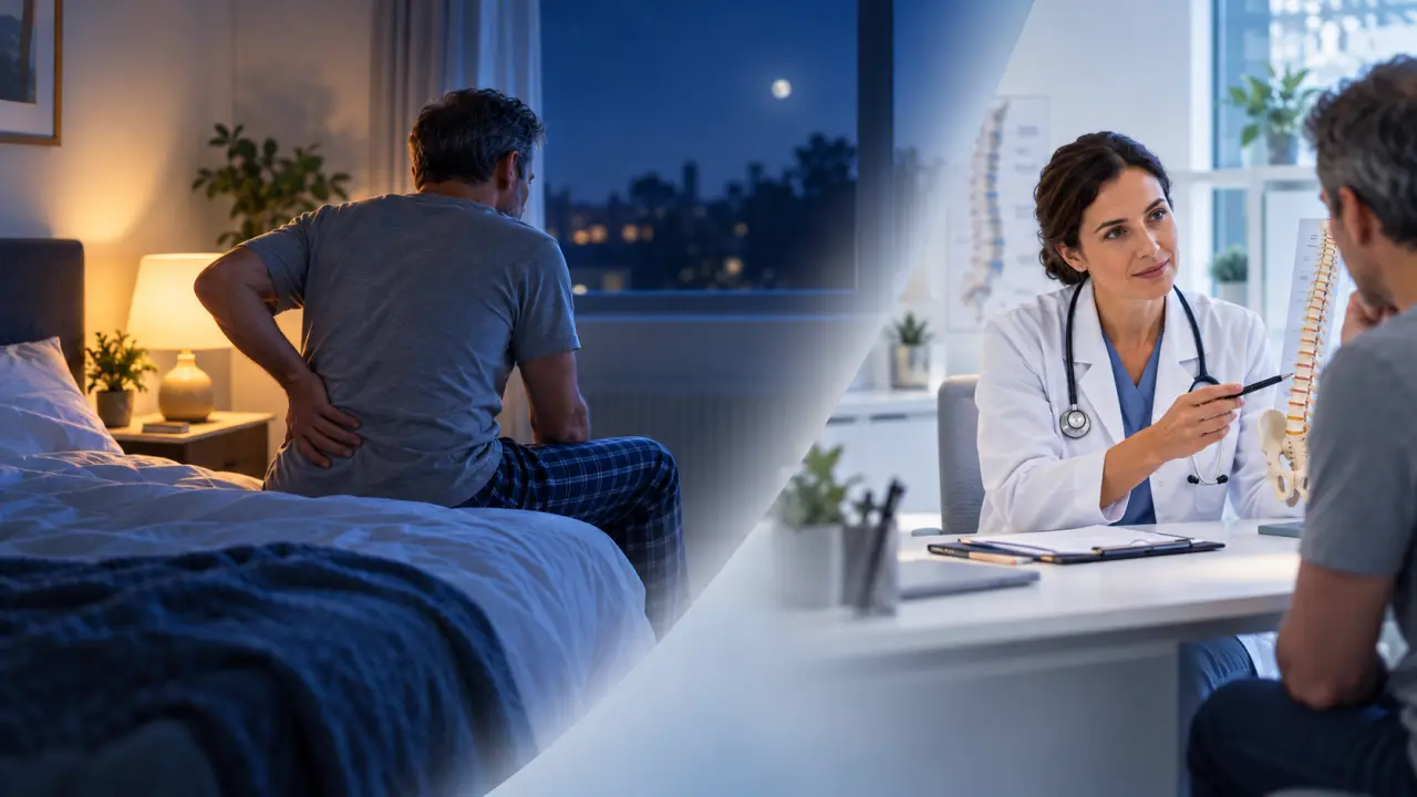 Mal de dos la nuit et cancer : distinguer les douleurs banales des signes d’alerte