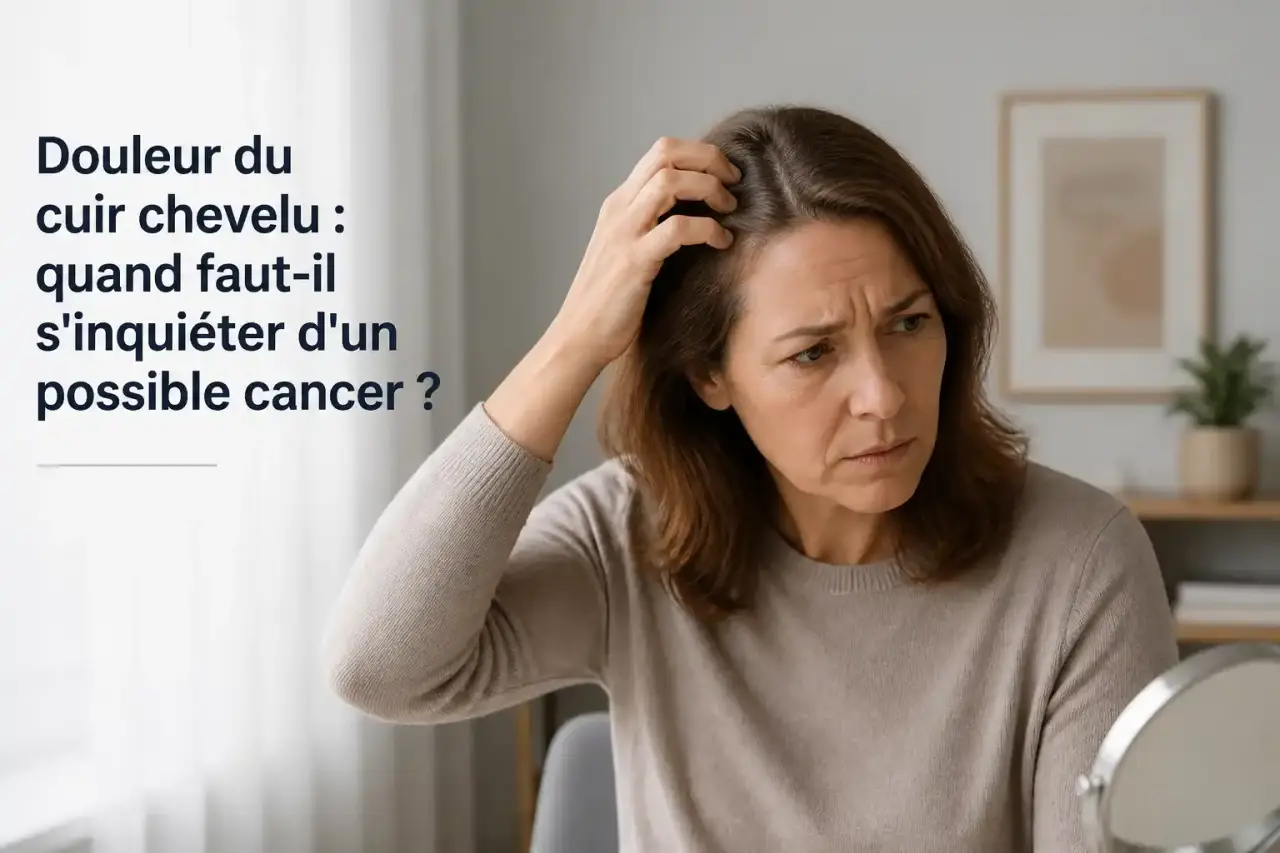 Douleur du cuir chevelu : quand faut-il s'inquiéter d'un possible cancer ?