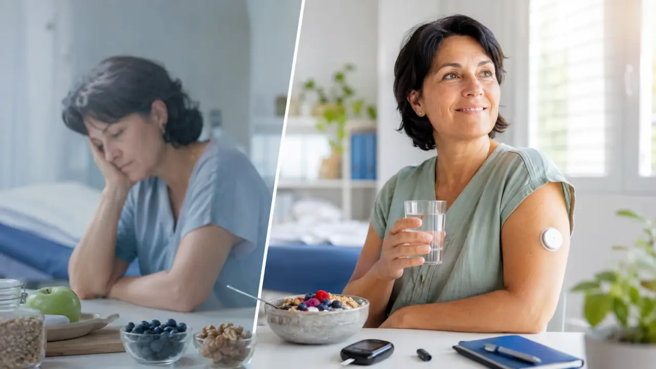 Médecin en consultation avec un patient dans un cabinet moderne et apaisant