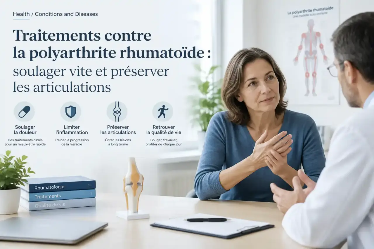Traitements contre la polyarthrite rhumatoïde : soulager vite et préserver les articulations